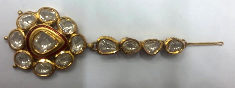 Diamond Polki Maang Tika 03