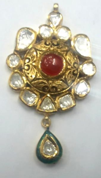 Diamond Polki Maang Tika 04