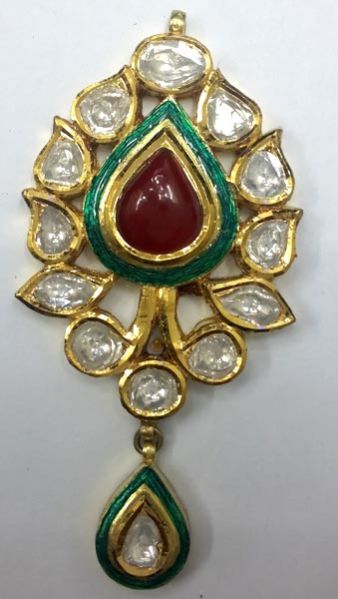 Diamond Polki Maang Tika 05