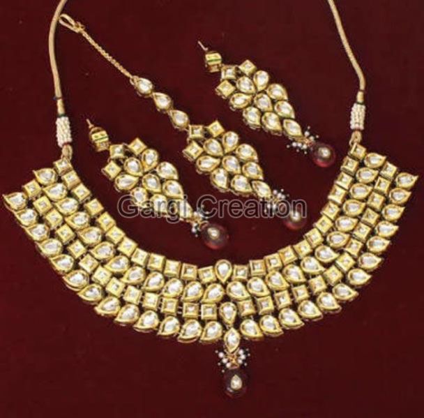 Polki Necklace Set 01