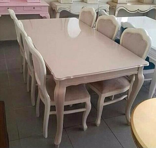 Wooden Dining Table Set 06