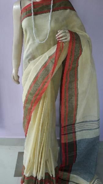 Ladies Linen Sarees 03