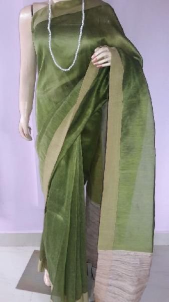 Ladies Linen Sarees 05