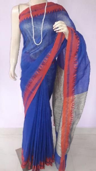 Ladies Linen Sarees 07
