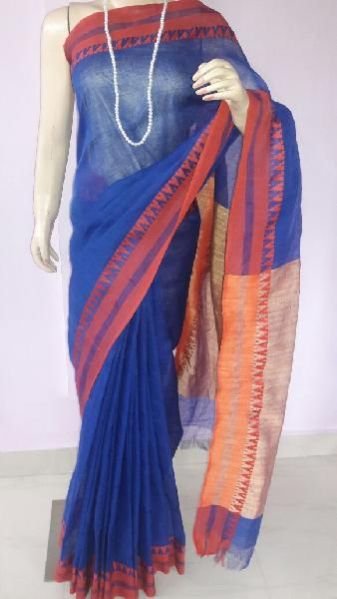 Ladies Linen Sarees 08