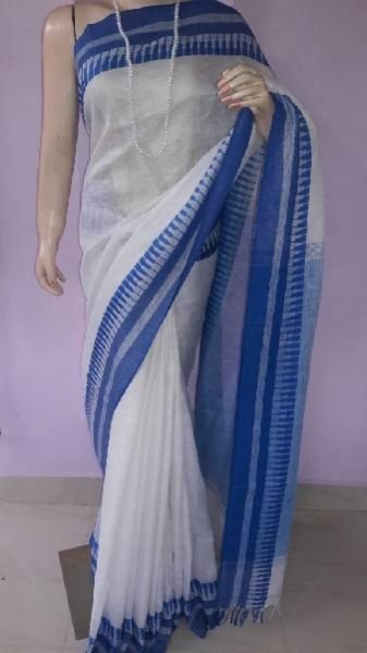 Ladies Linen Sarees 11