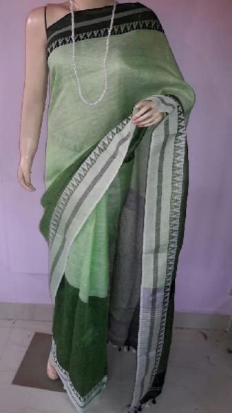 Ladies Linen Sarees 18