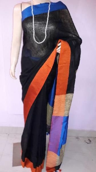 Ladies Linen Sarees 19