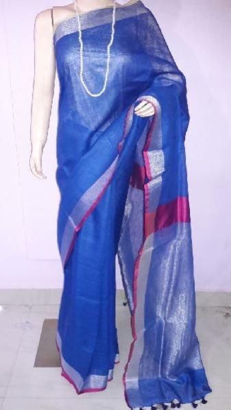 Ladies Linen Sarees 28