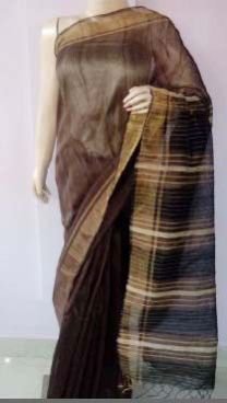 Ladies Linen Silk Sarees 01