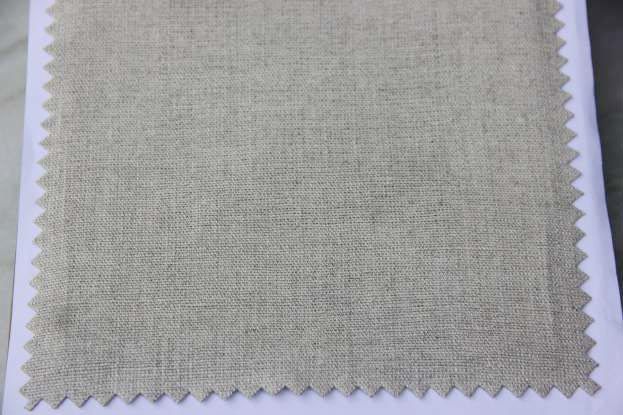 Solid Natural Linen Fabric 02
