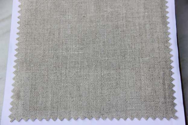 Solid Natural Linen Fabric 03