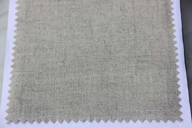 Solid Natural Linen Fabric 04