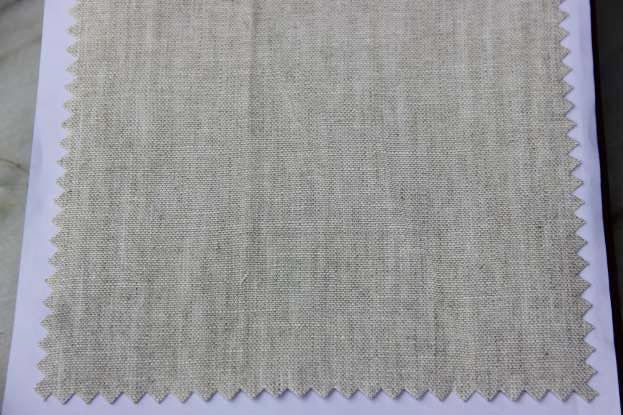 Solid Natural Linen Fabric 12