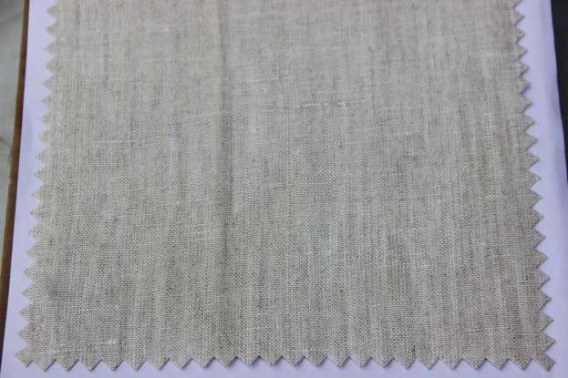 Solid Natural Linen Fabric 13