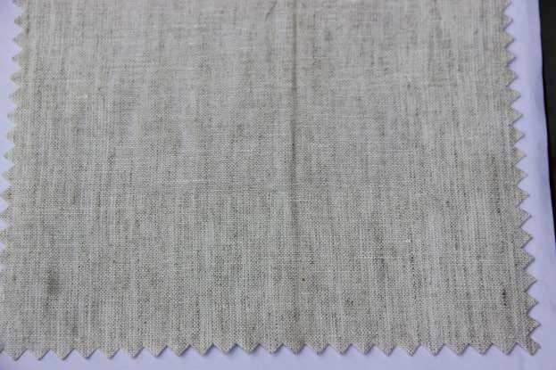 Solid Natural Linen Fabric 14