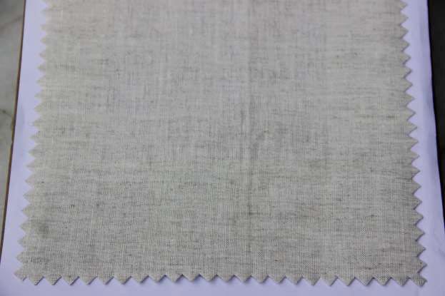 Solid Natural Linen Fabric 15