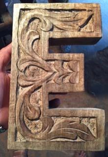 Wooden Alphabet Letters 03