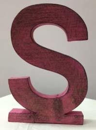 Wooden Alphabet Letters 06