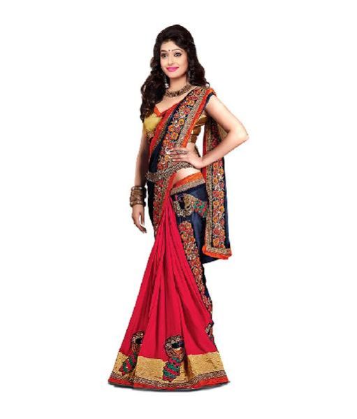 Fancy Sarees (JNE-1162 Multi-SR-Morpankh)