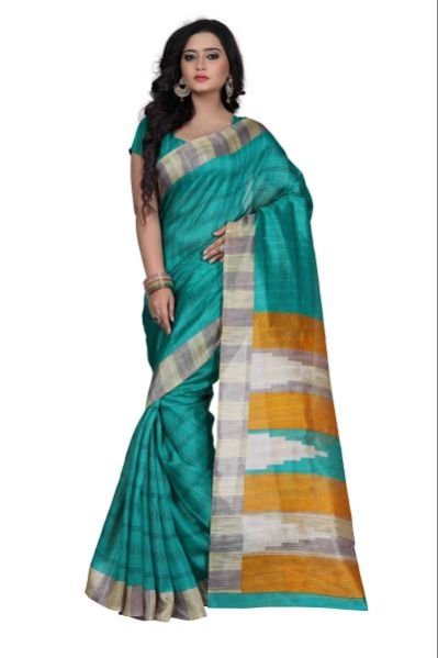 Heavy Bhagalpuri Sarees (JNE1298-Green-SR-4149A)