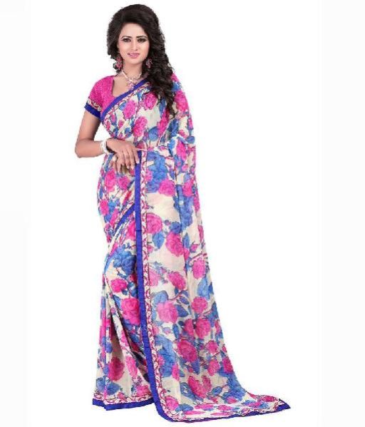 Heavy Georgette Sarees (JNE1169-PINK-SR-WL528)