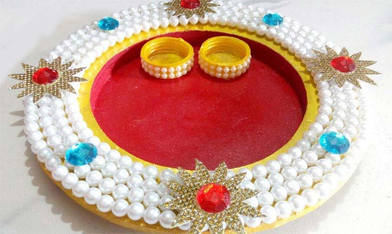 Decorative Pooja Thali 07