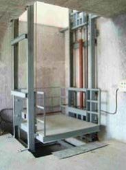 Hydraulic Double Mast Goods Lift 01
