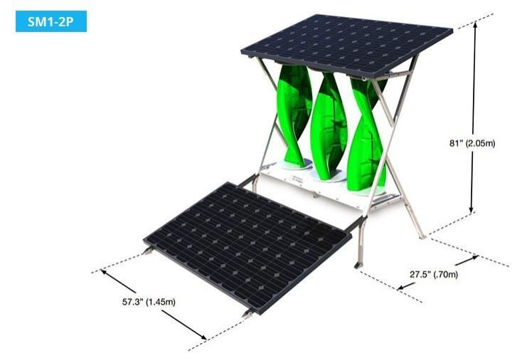 Solar Mill SM1-2P (1KW)