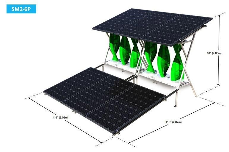 Solar Mill SM2-6P (2.5KW)