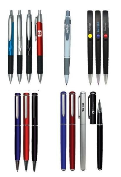 Plastic & Metal Clip Ball Pen 03