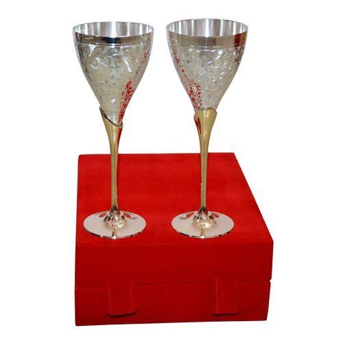 Silver Plated Wine Glass 03