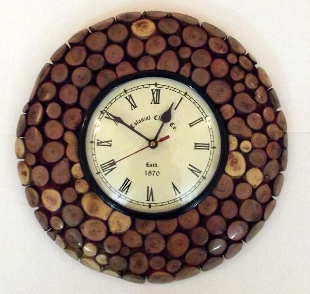 Wooden Wall Clock 02