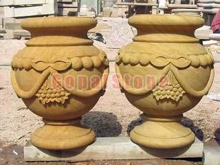 Sandstone Flower Pot 05