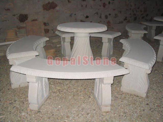 Stone Benches 01