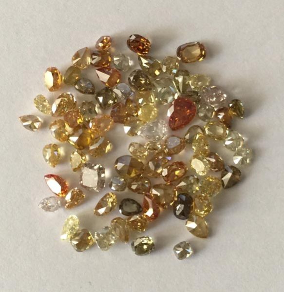 Multi Colored Diamonds - 01