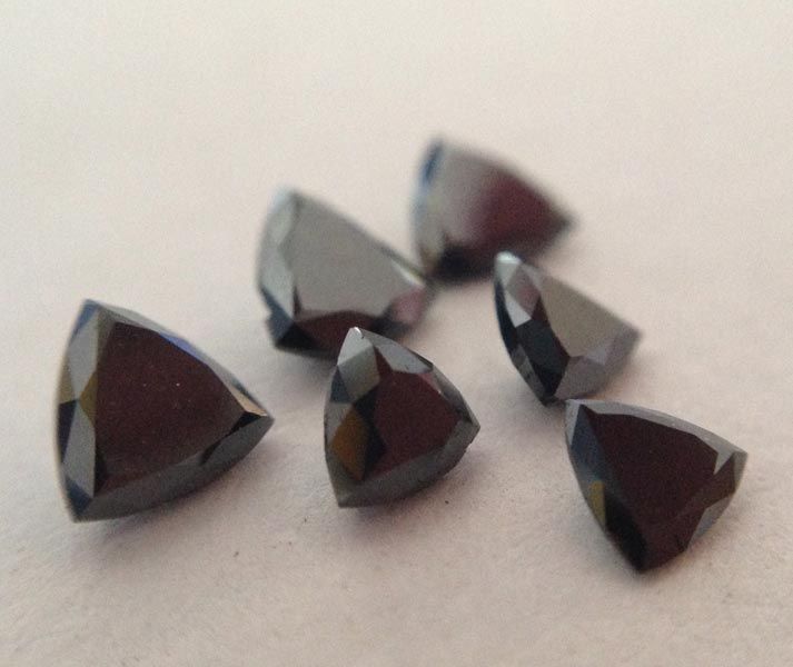 Trillion Shape Black Diamond 03