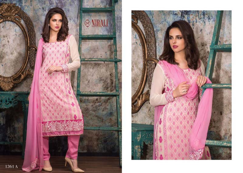 NR Nawazish 1361 A in Georgette with Embroidered