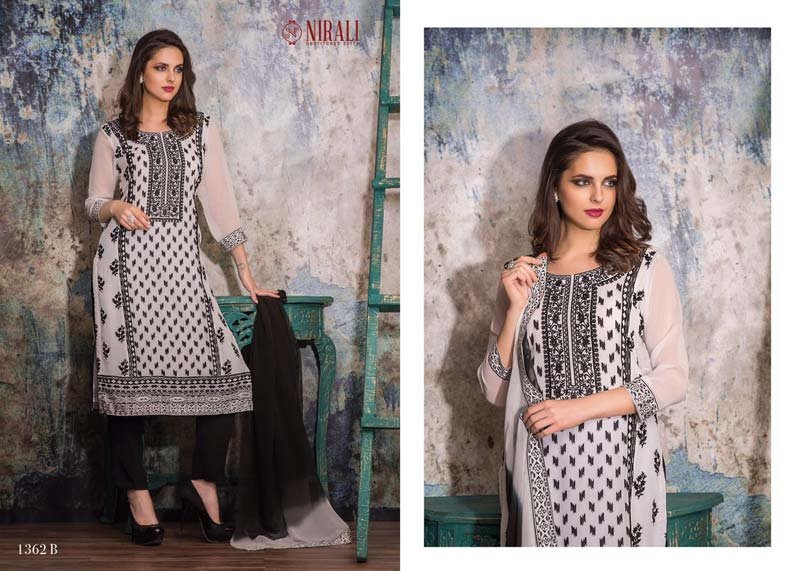 NR Nawazish 1362 B in Georgette with Embroidered