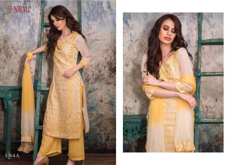 NR Nawazish 1364 A in Georgette with Embroidered