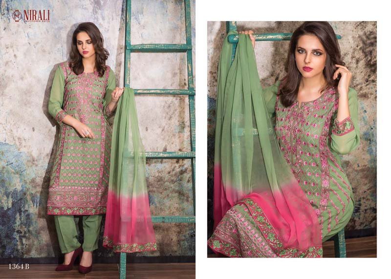 NR Nawazish 1364 B in Georgette with Embroidered