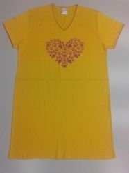 Ladies Printed V Neck T-Shirt 02