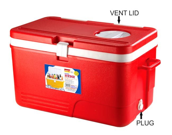 Ice Box - 50 Litre (With Vent Lid and Plug)