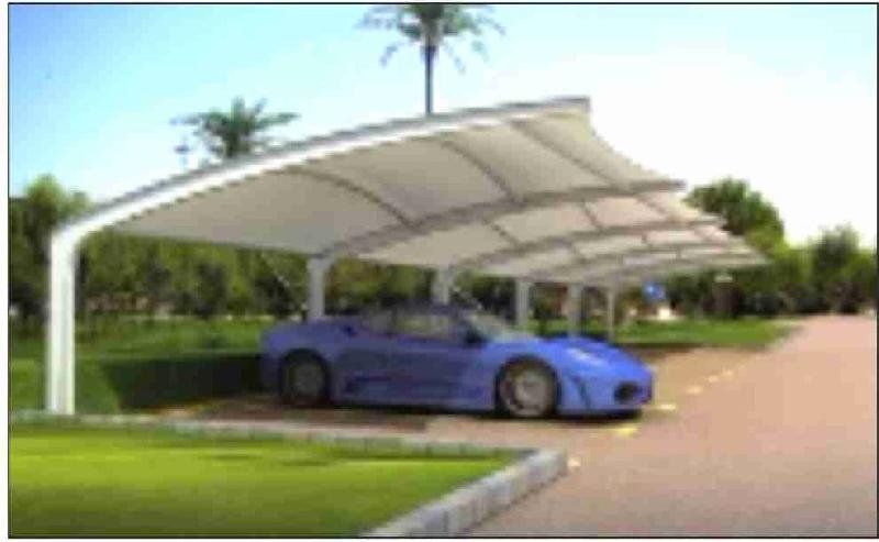Tensile Car Parking Shades 03
