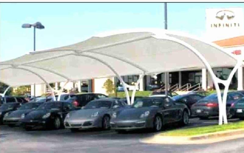 Tensile Car Parking Shades 09