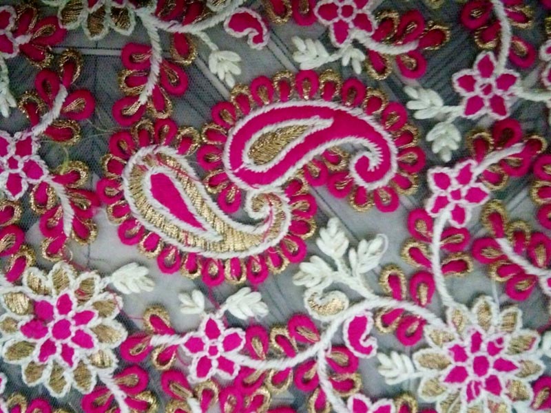 Embroidered Fancy Fabric 01