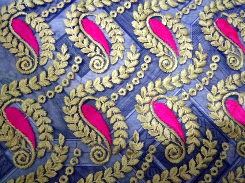Embroidered Fancy Fabric 12