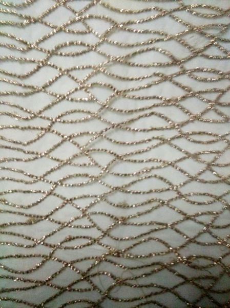 Heavy Embroidered Net Fabric 05