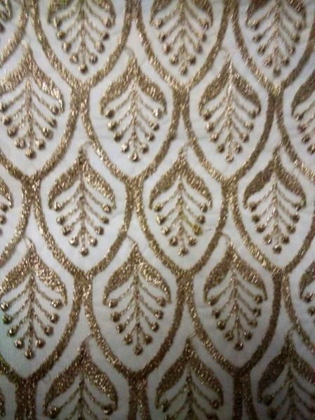 Heavy Embroidered Net Fabric 06