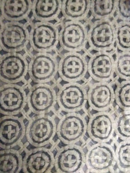 Heavy Embroidered Net Fabric 08